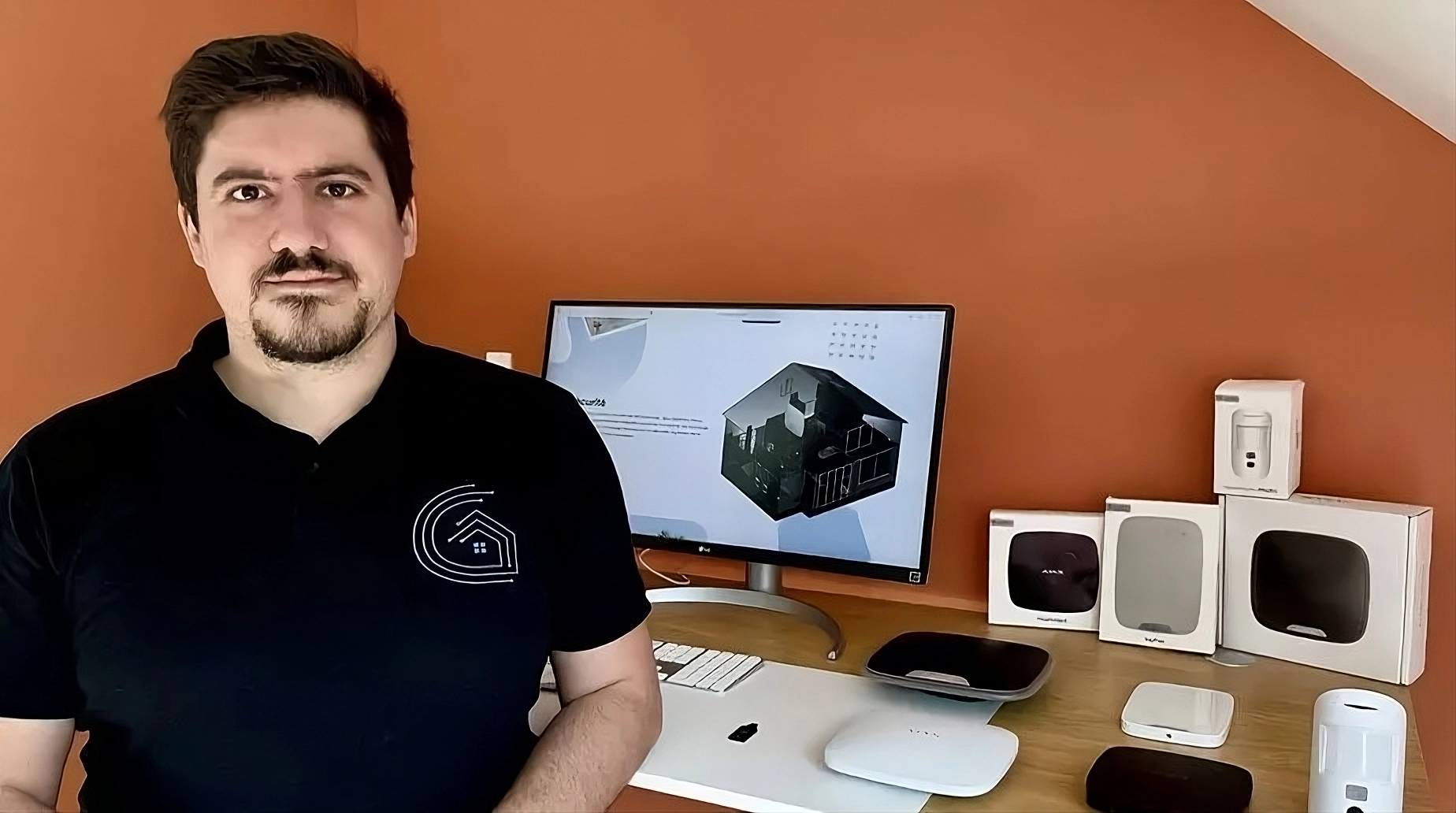 Florian Godeloup, artisan domotique à Vitré